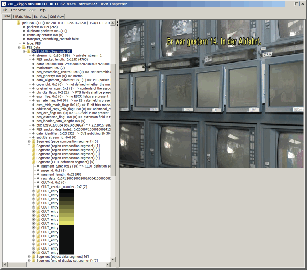 dvb subtitling ZDF